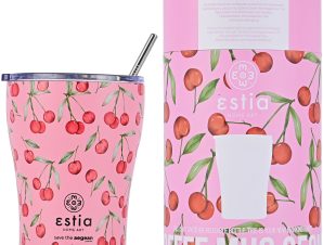 Ποτήρι Θερμός 350ml Estia Save The Aegean Cherry Rose 01-16876